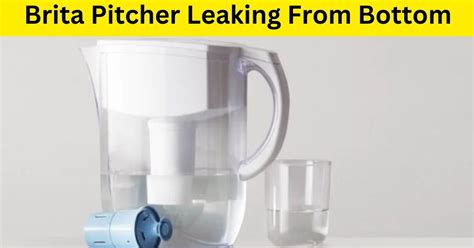 11 Causes Brita Pitcher Leaking From Bottom